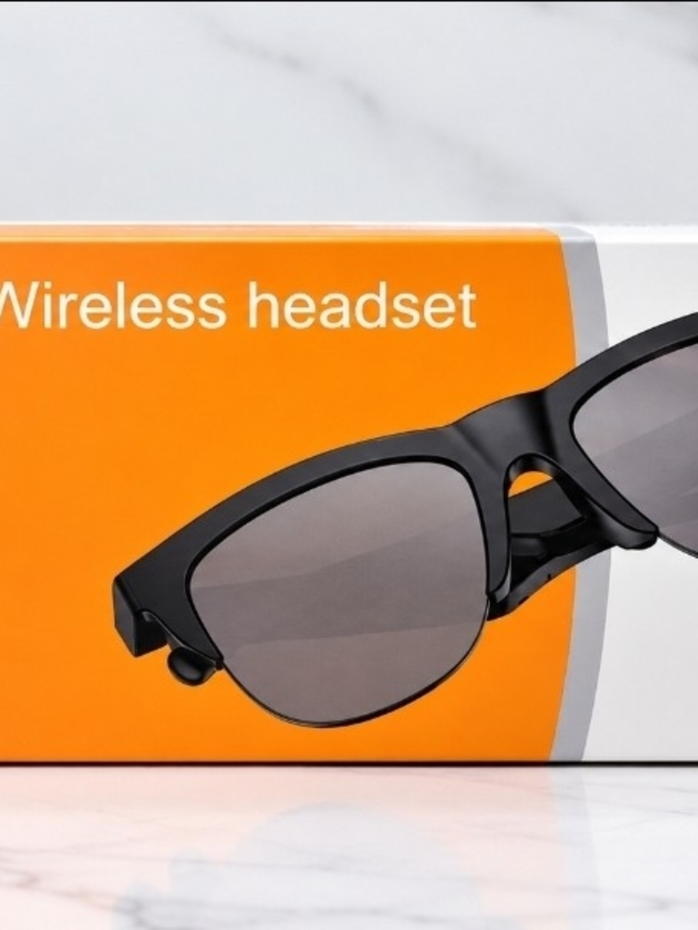 Wireless Sunglasses Headset - Black